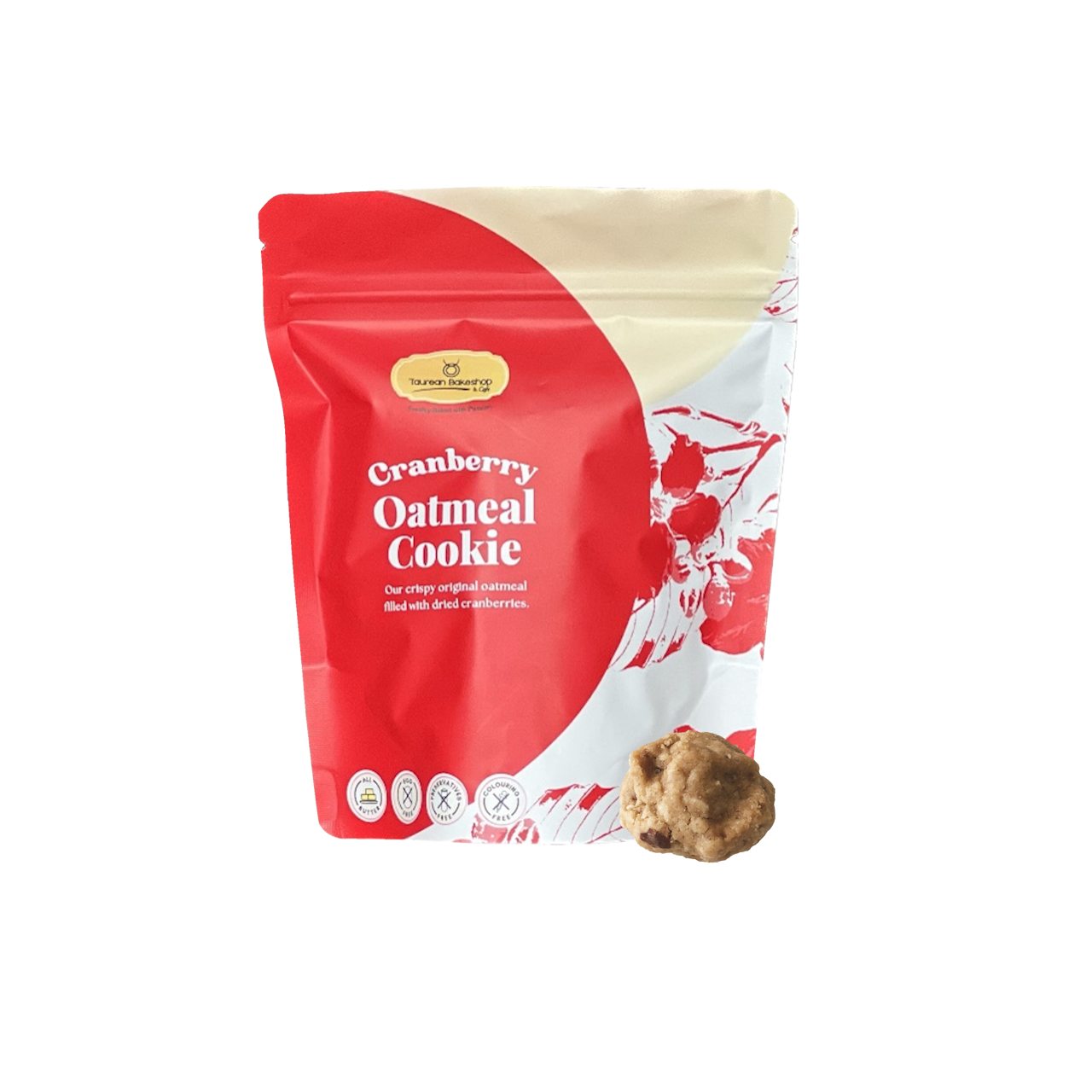 Cranberry Oatmeal Cookies (Small Pouch)